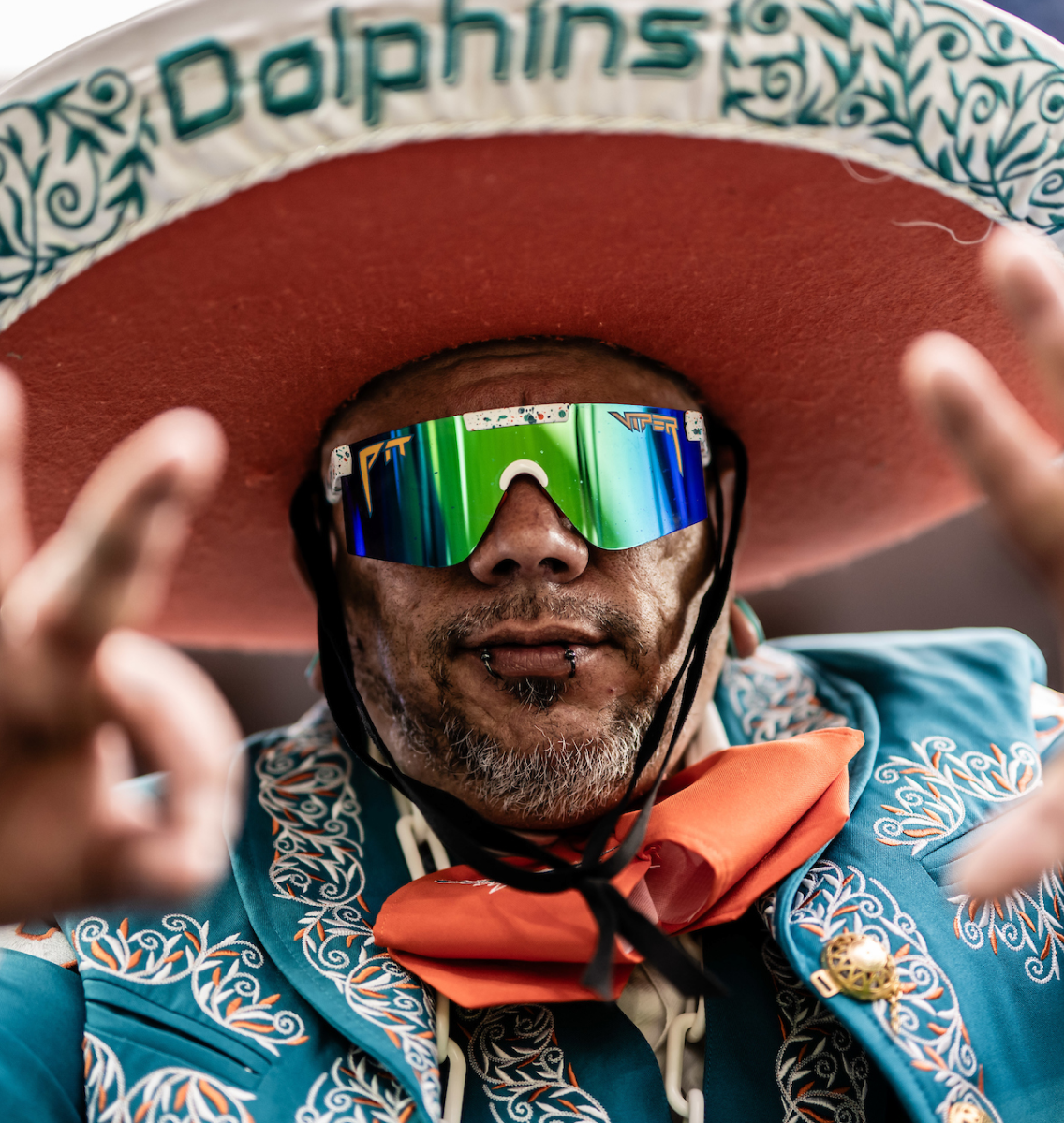 Man with large sombrero